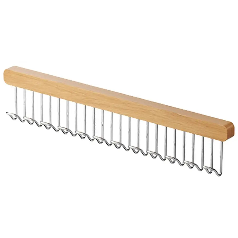 Retractable Wardrobe Hanger Rail – 8 or 12 Hook Organizer for Closet Space Saving