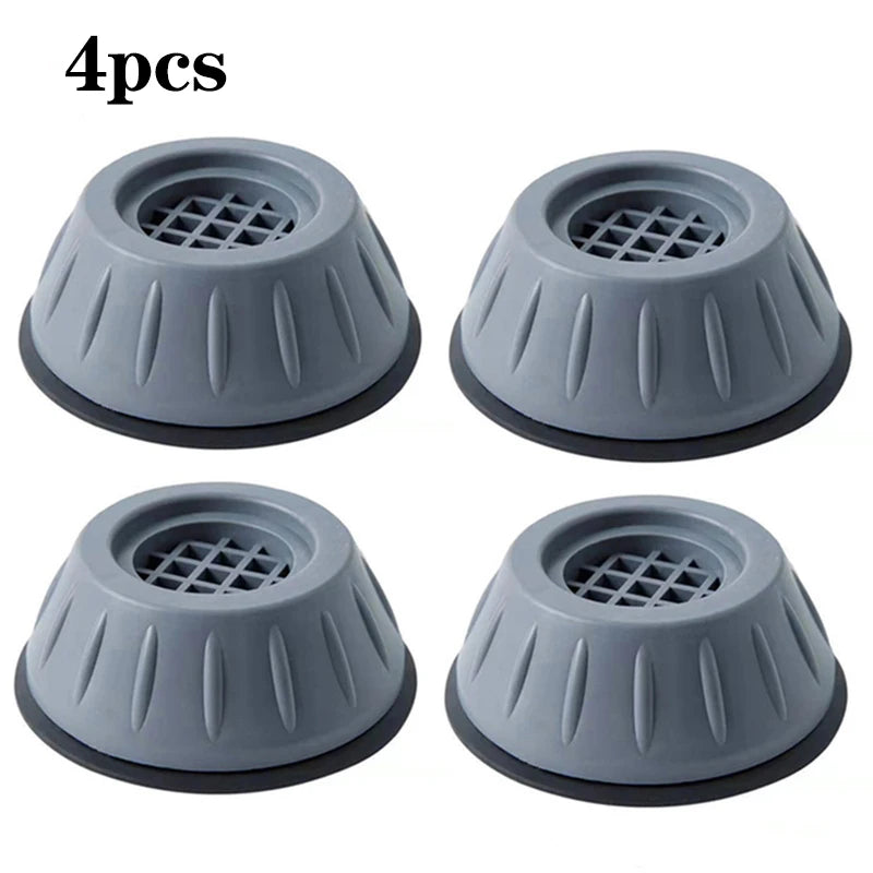 4PCS Universal Anti-Vibration Pads – Washer, Dryer & Furniture Stabilizers