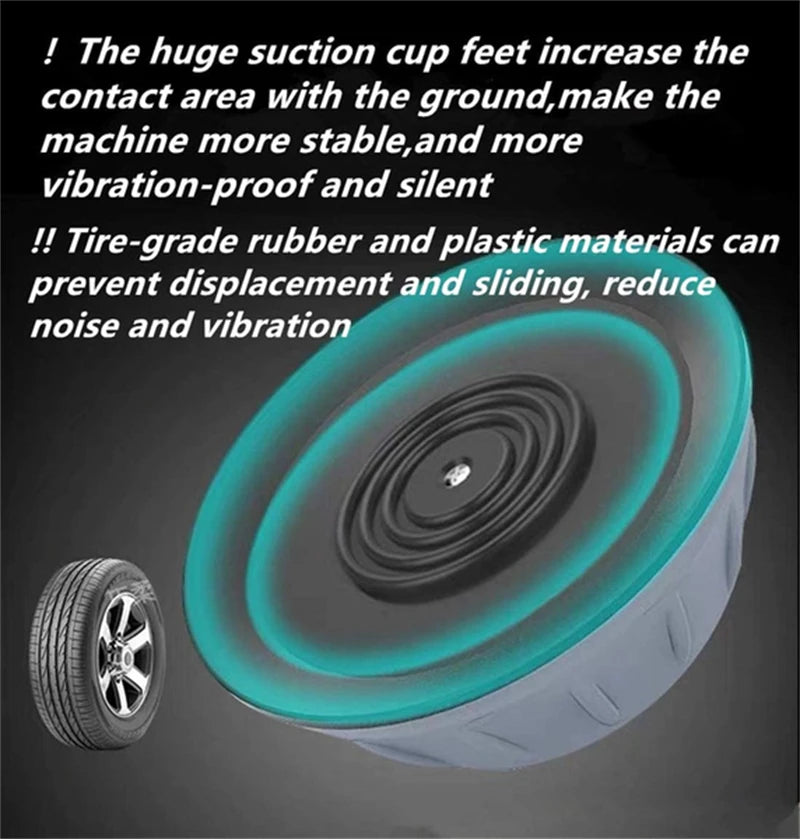 4PCS Universal Anti-Vibration Pads – Washer, Dryer & Furniture Stabilizers