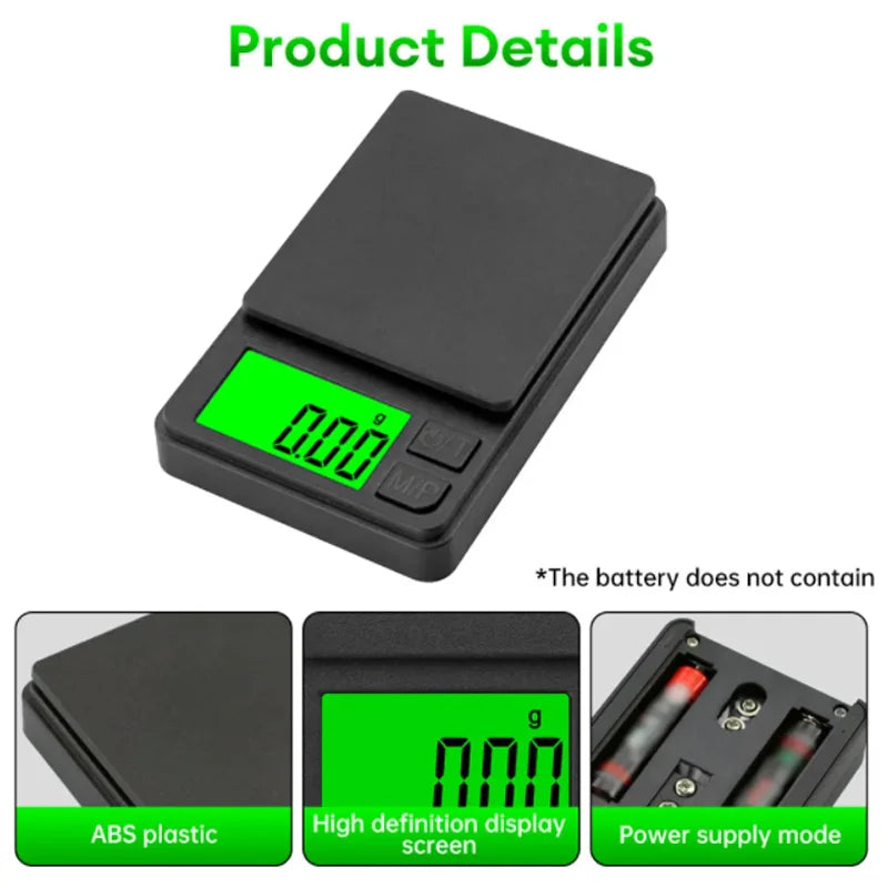 Mini Digital Pocket Scale 500g/0.01g – Precise & Portable Weighing Tool