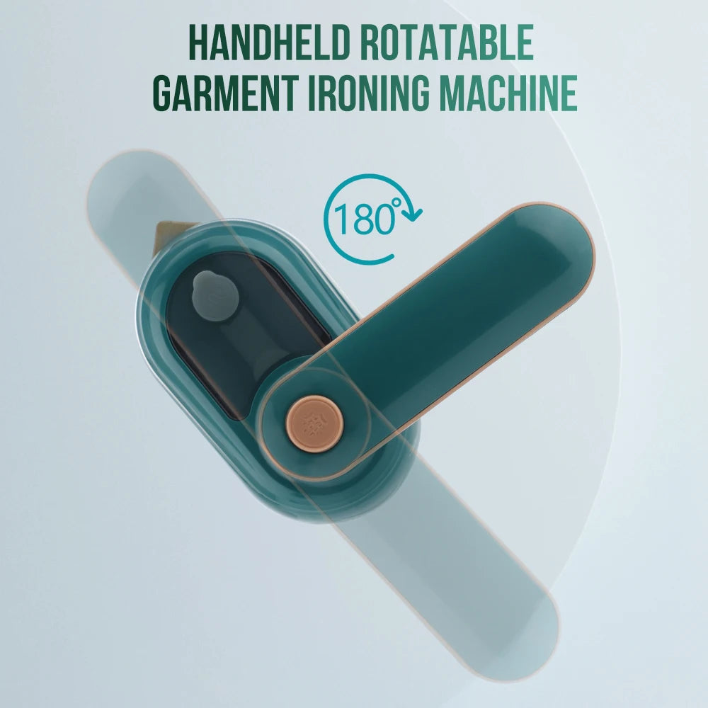 Mini Portable Garment Steamer – Handheld 2-in-1 Wet & Dry Iron for Home & Travel
