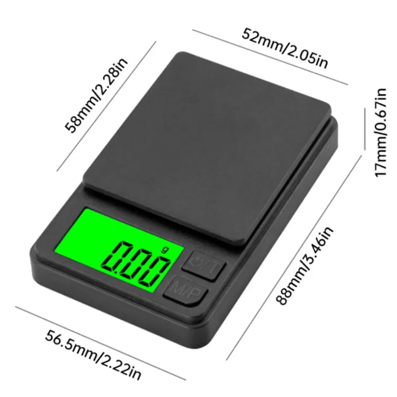 Mini Digital Pocket Scale 500g/0.01g – Precise & Portable Weighing Tool