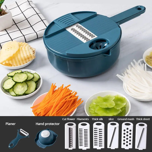 Multifunctional Vegetable Grater & Slicer – Eco-Friendly & Stainless Steel Blades