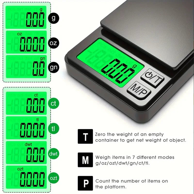 Mini Digital Pocket Scale 500g/0.01g – Precise & Portable Weighing Tool