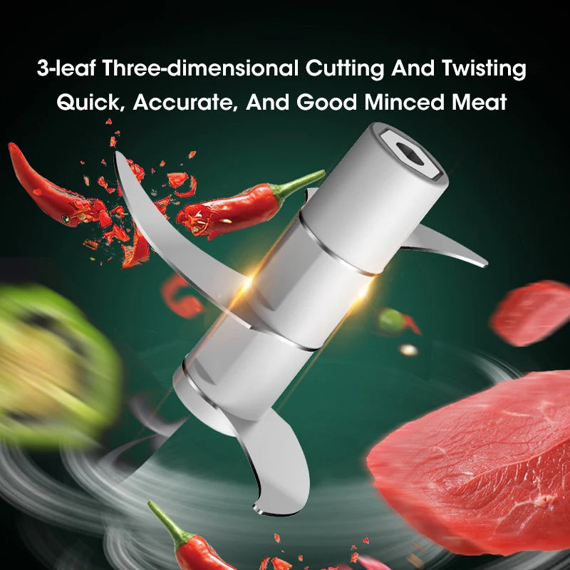 Mini Electric Garlic Chopper | Portable Food Masher