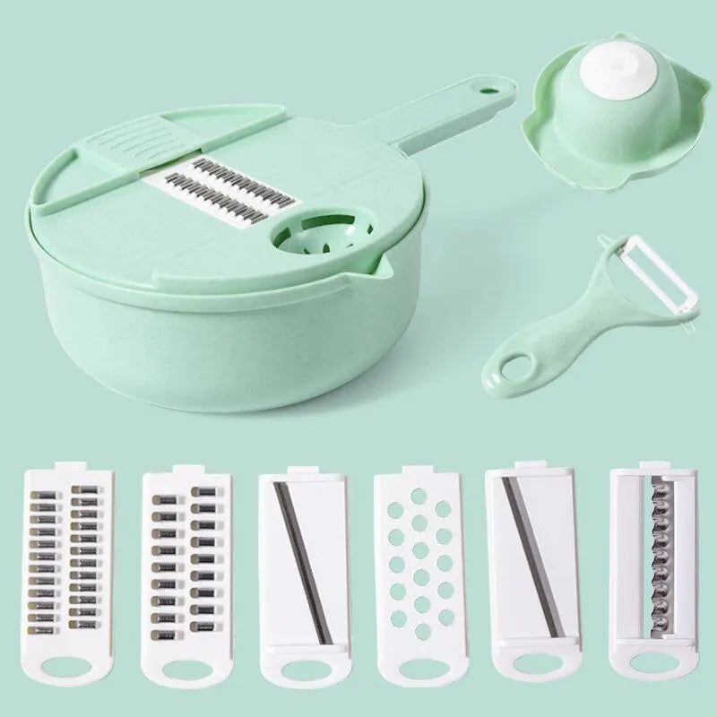 Multifunctional Vegetable Grater & Slicer – Eco-Friendly & Stainless Steel Blades
