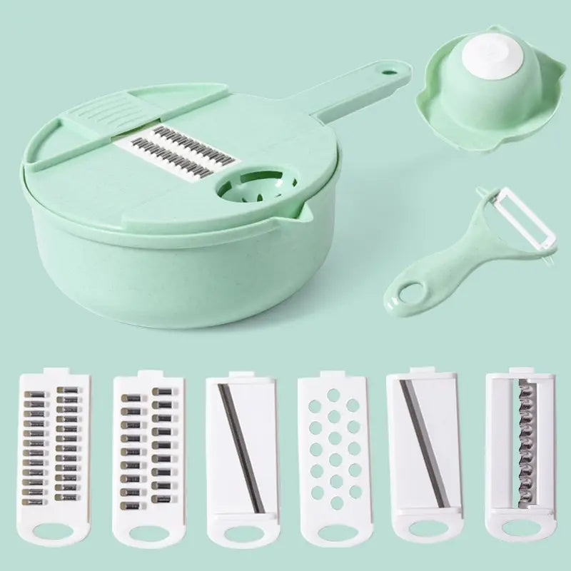 Multifunctional Vegetable Grater & Slicer – Eco-Friendly & Stainless Steel Blades