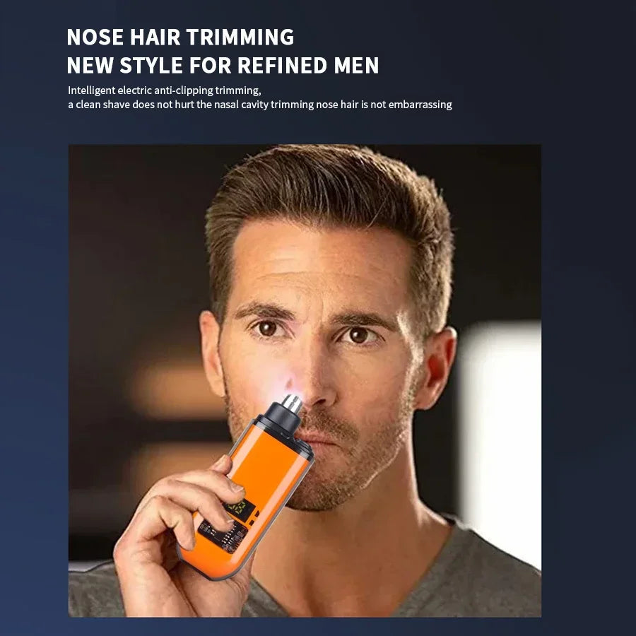 Heinast Nose & Ear Hair Trimmer – Waterproof Stainless Steel Groomer