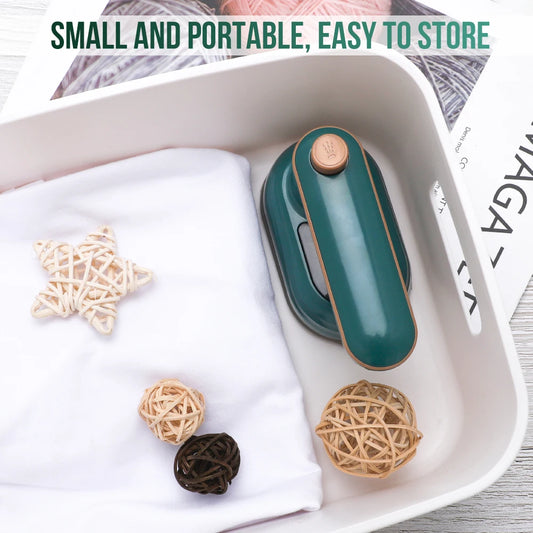 Mini Portable Garment Steamer – Handheld 2-in-1 Wet & Dry Iron for Home & Travel