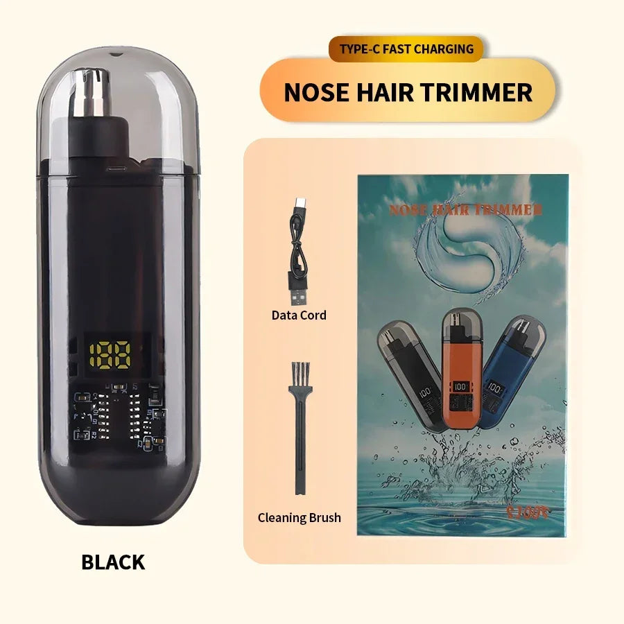 Heinast Nose & Ear Hair Trimmer – Waterproof Stainless Steel Groomer