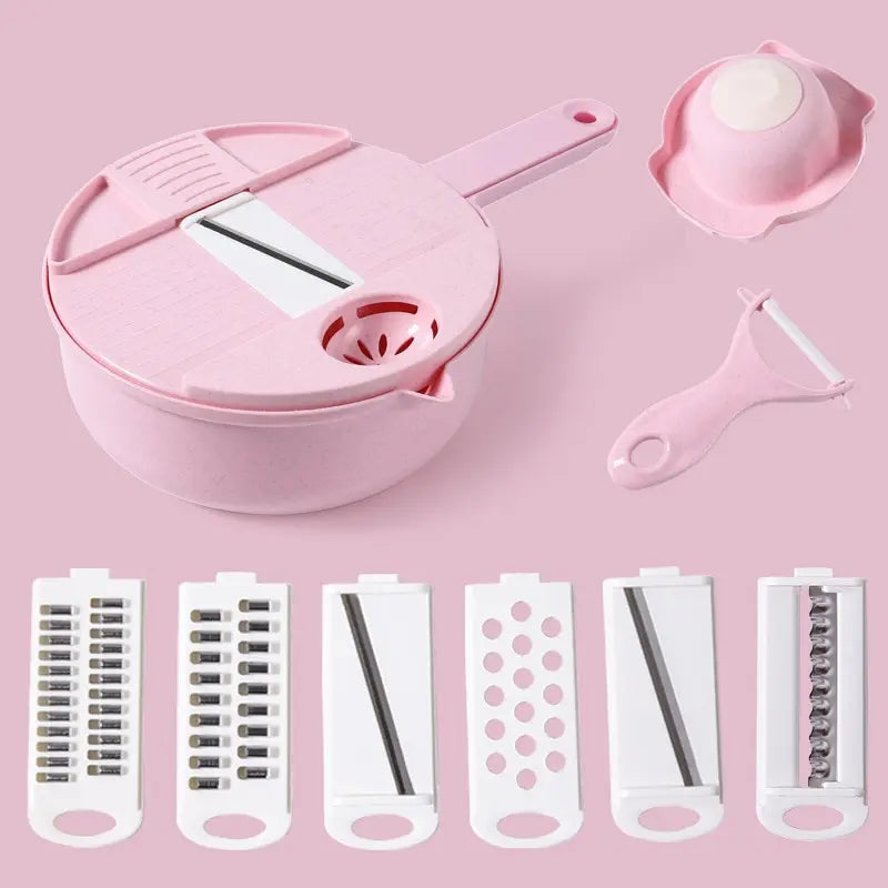 Multifunctional Vegetable Grater & Slicer – Eco-Friendly & Stainless Steel Blades