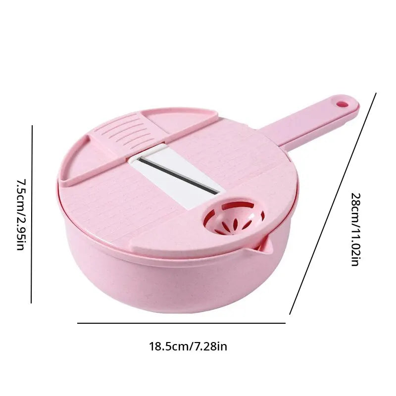 Multifunctional Vegetable Grater & Slicer – Eco-Friendly & Stainless Steel Blades