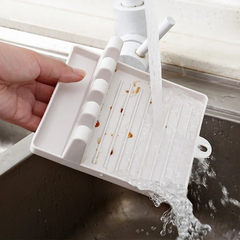 Spoon & Pot Lid Holder – Non-Slip Utensil Rest (Food-Grade Plastic)