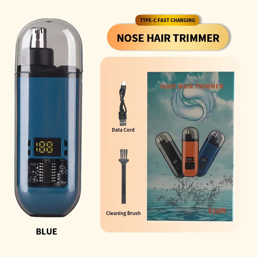Heinast Nose & Ear Hair Trimmer – Waterproof Stainless Steel Groomer