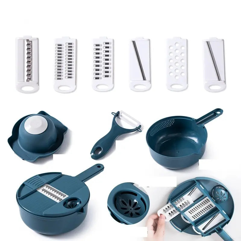 Multifunctional Vegetable Grater & Slicer – Eco-Friendly & Stainless Steel Blades