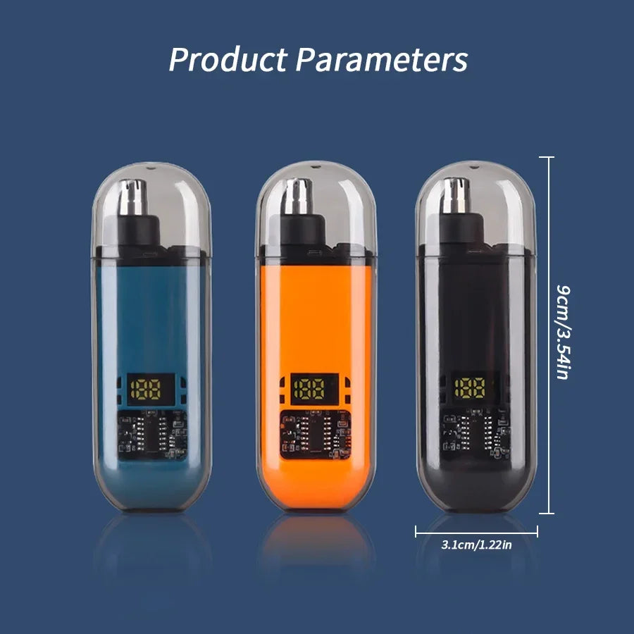 Heinast Nose & Ear Hair Trimmer – Waterproof Stainless Steel Groomer