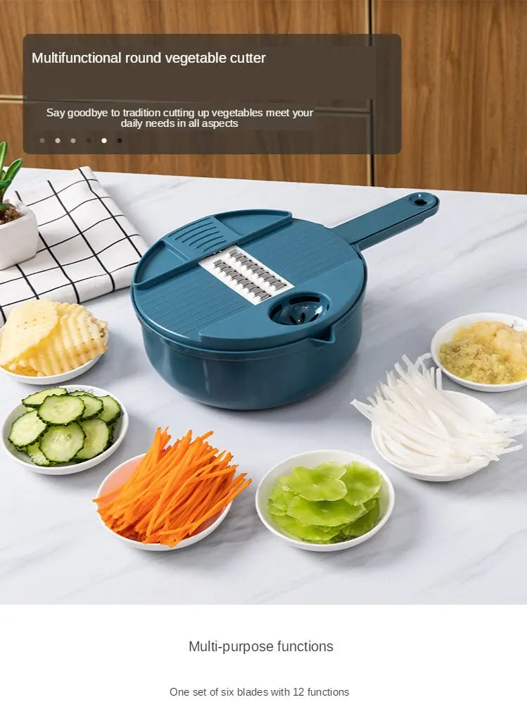 Multifunctional Vegetable Grater & Slicer – Eco-Friendly & Stainless Steel Blades