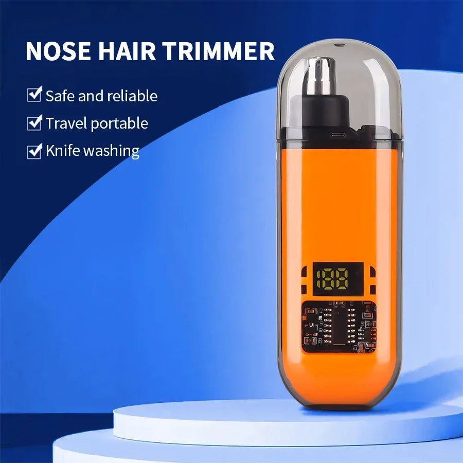 Heinast Nose & Ear Hair Trimmer – Waterproof Stainless Steel Groomer