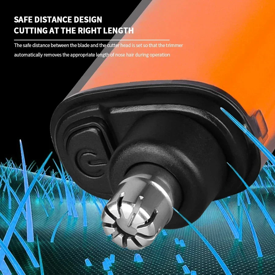 Heinast Nose & Ear Hair Trimmer – Waterproof Stainless Steel Groomer