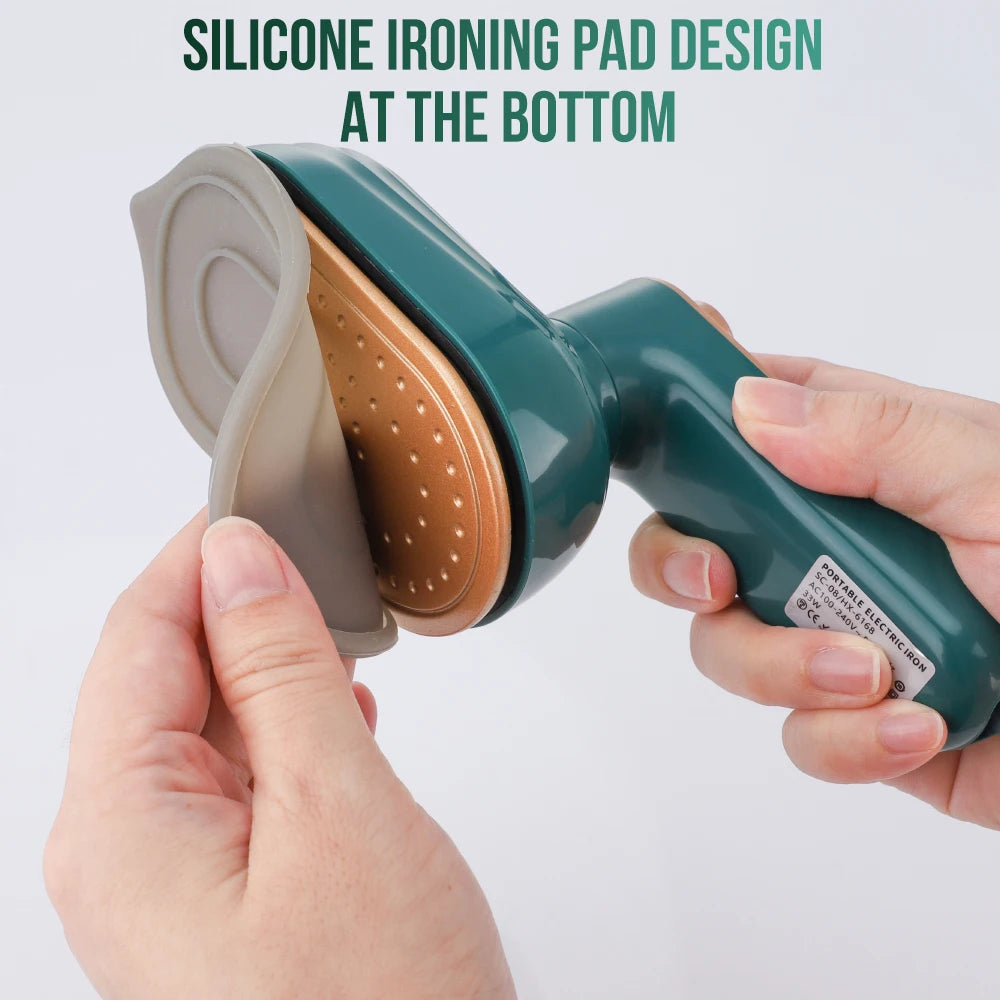 Mini Portable Garment Steamer – Handheld 2-in-1 Wet & Dry Iron for Home & Travel
